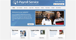 Desktop Screenshot of e-payrollservice.com